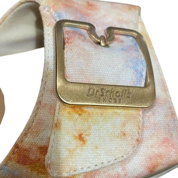 Dr. Scholl’s Size 8.5 Originalist 2 Slide Sandals Watercolor Blue Clay Beach - Picture 5 of 11